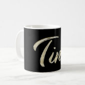 Tina white gold Handwriting Tasse Kaffeetasse Koffiemok (Voorkant links)