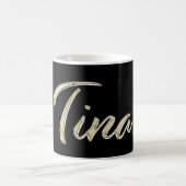 Tina white gold Handwriting Tasse Kaffeetasse Koffiemok (Center)