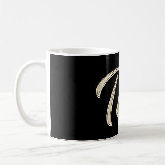 Tina white gold Handwriting Tasse Kaffeetasse Koffiemok (Links)