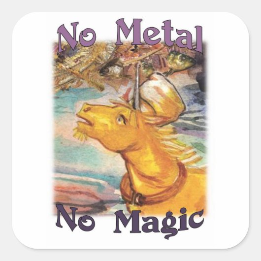 Tinam No Metal No Magic Stickers (Voorkant)