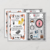 Tinam - Tin Horn Unicorn Game Kaart (Voorkant / Achterkant)