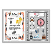 Tinam - Tin Horn Unicorn Trading Kaart (Achterkant)