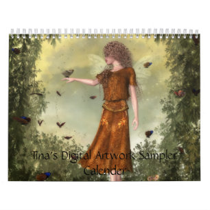 Tina's Digital Artwork Sampler Kalender