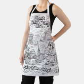 Tina's Messy Crafty Life -Apron, M-  #PCF Schort (Insitu)
