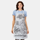 Tina's Messy Crafty Life -Apron, M-  #PCF Schort (Gedragen)