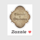 Tinctuur van Shadows Apothecary DC Sticker (Vel)