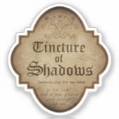 Tinctuur van Shadows Apothecary DC Sticker (Voorkant)
