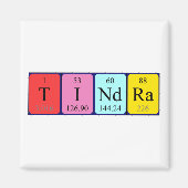 Tindra periodiek table name magnet (Voorkant)