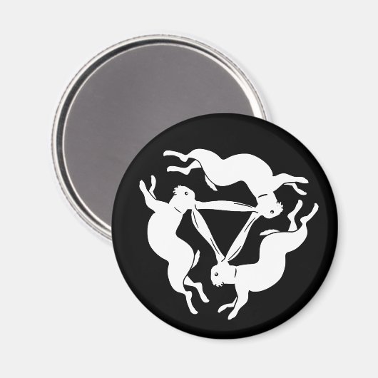 Tinens konijn magneet (Voorkant / Achterkant)