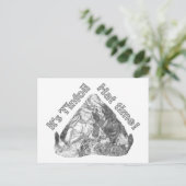 Tinfoil Pet Tijd Briefkaart (Staand voorkant)