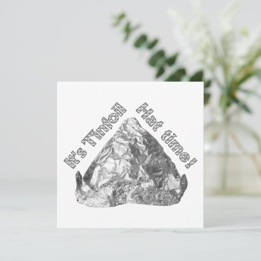 Tinfoil Pet Tijd Kaart (Staand voorkant)