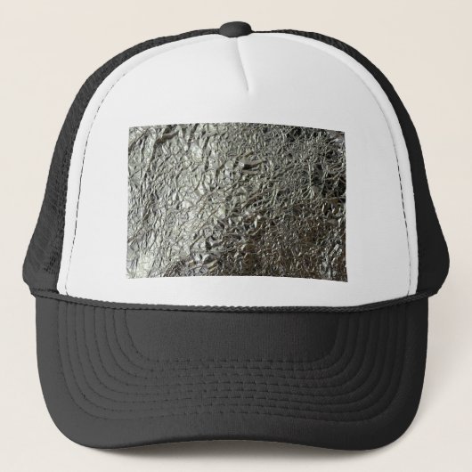 Tinfoil / Zilver papier Trucker Pet (Voorkant)