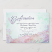 Tinge van Kleuren Bevestiging Uitnodiging (Voorkant)