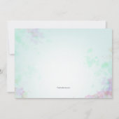 Tinge van Kleuren Bevestiging Uitnodiging (Achterkant)