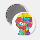 tinger-elenal magneet (Voorkant / Achterkant)