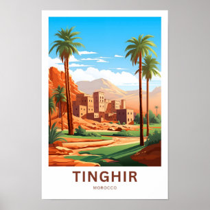 Tinghir Marokko Reisprint Poster