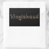 Tinglehead Rechthoekige Sticker (Tas)