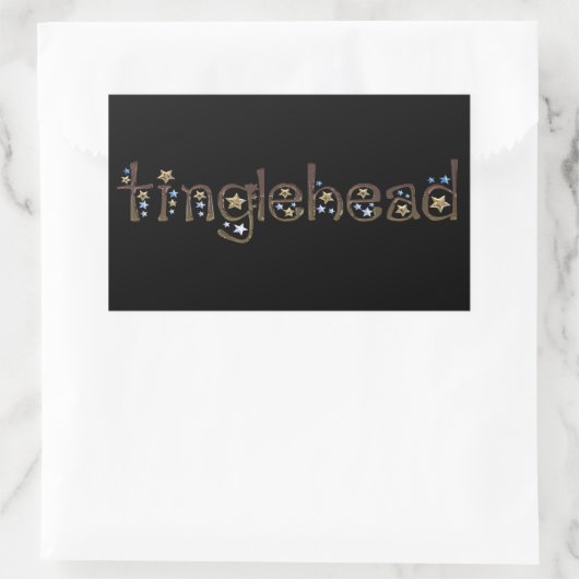 Tinglehead Rechthoekige Sticker (Tas)