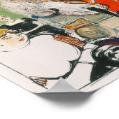 Tingletangle (1895) van Edvard Munch. Poster (Hoek)