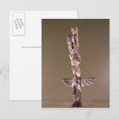 Tinglit Bird Clan totem poel Briefkaart (Voorkant / Achterkant)