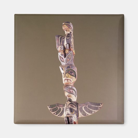 Tinglit Bird Clan totem poel Magneet (Voorkant)