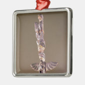 Tinglit Bird Clan totempaal Metalen Ornament (Links)