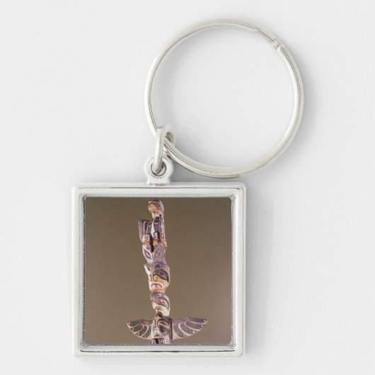 Tinglit Bird Clan totempaal Sleutelhanger (Voorkant)