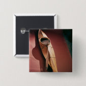 Tinglit kayak vierkante button 5,1 cm (Voorkant /achterkant)