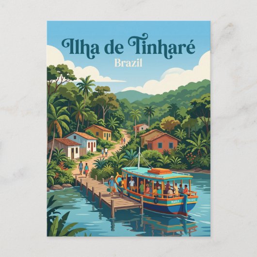 Tinharé Brazilië Briefkaart (Voorkant)