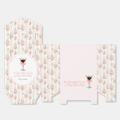 'Tini Beet Oudere Espresso Martini Coquette Verjaa Bedankdoosjes (Ongevouwen)