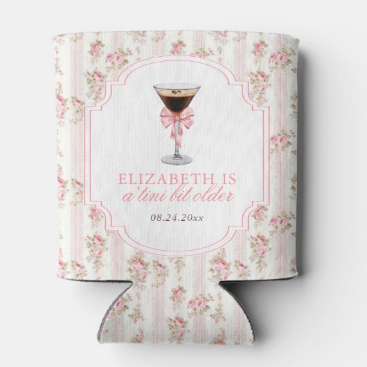 'Tini Beet Oudere Espresso Martini Coquette Verjaa Blikjeskoeler (Achterkant)