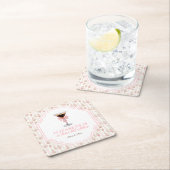 'Tini Beet Oudere Espresso Martini Coquette Verjaa Kartonnen Onderzetters (Insitu)