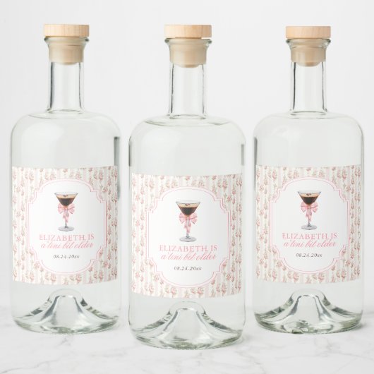 'Tini Beet Oudere Espresso Martini Coquette Verjaa Likeurfles Etiket (Flessen)