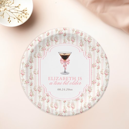'Tini Beet Oudere Espresso Martini Coquette Verjaa Papieren Bordje