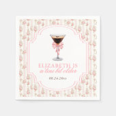 'Tini Beet Oudere Espresso Martini Coquette Verjaa Servet (Voorkant)