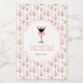 'Tini Beet Oudere Espresso Martini Coquette Verjaa Wijn Etiket (Enkel label)