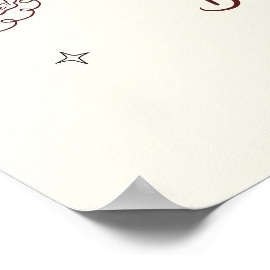 Tini beetje ouder eigenzinnige hand getrokken verj poster (Hoek)