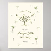 Tini beetje ouder eigenzinnige hand getrokken verj poster (Voorkant)