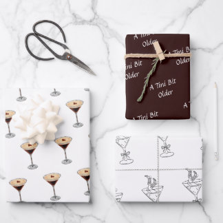 Tini beetje ouder - koffie espresso thema inpakpapier vel