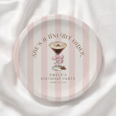 Tini beetje oudere espresso martini verjaardagsfee papieren bordje