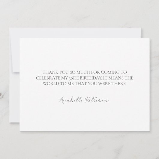 Tini beetje oudere Martini Bedankkaart (Achterkant)