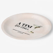 Tini beetje oudere Martini cocktail verjaardag Papieren Bordje (Gekanteld)