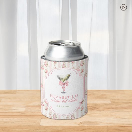 'Tini beetje oudere Martini Coquette verjaardag Blikjeskoeler