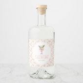 'Tini beetje oudere Martini Coquette verjaardag Likeurfles Etiket (Voorkant)