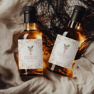 'Tini beetje oudere Martini Coquette verjaardag Likeurfles Etiket