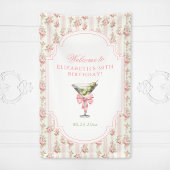 'Tini beetje oudere Martini Coquette verjaardag Spandoek