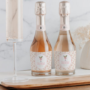 'Tini beetje oudere Martini Coquette verjaardag Sparkling Wijnetiket