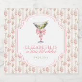 'Tini beetje oudere Martini Coquette verjaardag Sparkling Wijnetiket (Enkel label)