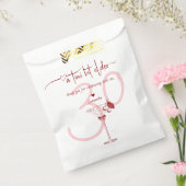 Tini beetje oudere moderne boog kersen Martini ver Bedankzakje (Gezegeld)