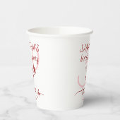 Tini beetje oudere moderne boog kersen Martini ver Papieren Bekers (Links)